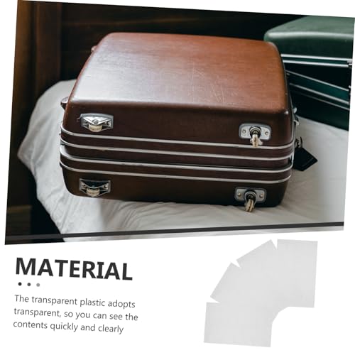4pcs Extra Large Transparent Storage Bags Organizer Pouch Foldable Reusable Storage for Luggage Furniture and Bicycles