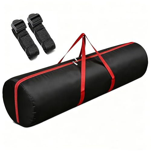 Extra Large 600D Oxford Waterproof Sports Duffle Bag | 2-Way Zippers | 47.2×14.9 Inch Large Foldable Storage Bag for Folding Bed, Mattress, Duvet, Camping Chair, Beach Umbrella (1 Pack) - size: 48*15 inch