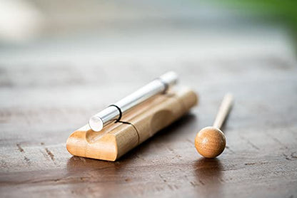 Energy Chime with Mallet For Meditation, Sound Healing, Yoga and Classrooms — Long Resonance Pure Tone