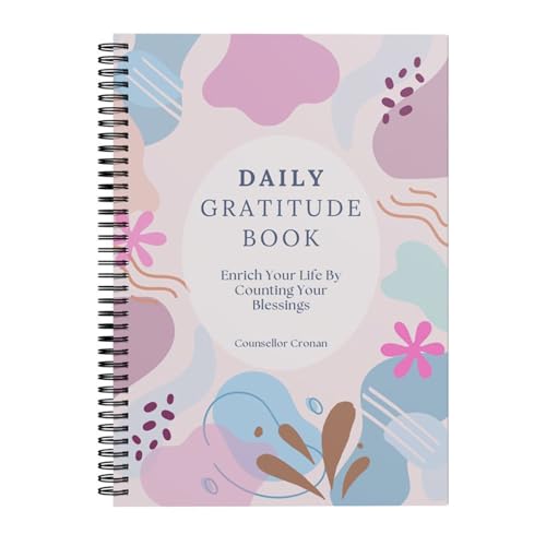 Daily Gratitude Journal Light Weight Portable Planner Notebook for Daily Reflection and Goal Tracking 14x21cm Portable Planner