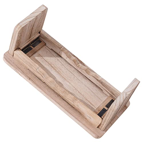 Zen Wooden Meditation Stool Lightweight Kneeling Bench for Comfortable Practice Non Slip Design for Home Use Tea Ceremony and Mindfulness Sessions