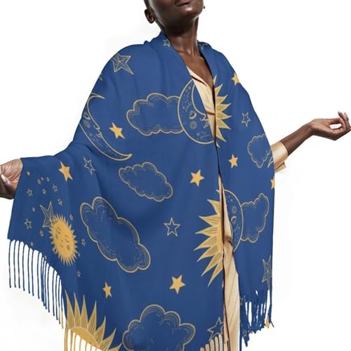 Ladies Warm Autumn Scarf Pashmina Wraps Shawl Winter Cozy - color: Picture (366)