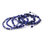 5Pcs Healing Crystal Bracelet for Women Men, Handmade Adjustable Gemstone Bracelets Beaded Reiki Energ Bracelet Set Jewelry Gifts for Women Men - color: Lapis lazuli