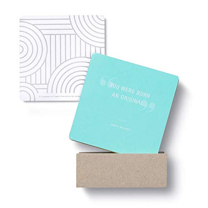 Compendium Weekly Reflections Card Set — 52 Inspiring Quotes, One Card for Each Week of the Year, Includes Desktop Display Stand - color: Weekly Reflections Card Set