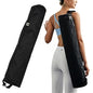 Yoga Mat Bag, Full Zip Exercise Yoga Mat Carrier Bag with Adjustable Strap, Waterproof Yoga Mat Carry Bag Strap for Most Yoga Mats to Gym Class Beach Park Travel for Women & Men (Black)