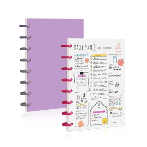 Blank Spiral Notebook For Women Blank Spiral Journal No Lines Blank Pape Notebook Spiral Sketchbook A5 Journal 160 Pages 5.6 × 8.2 Inch Unlined Journaling, Sketch book , Note Taking | Gift Artists for Drawing Office School Home (Pink+Purple)2PCS - size: A