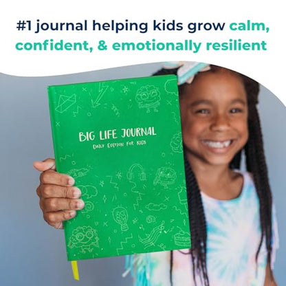 Big Life Journal – Daily Journal for Kids (Ages 5–11) – Guided Growth Mindset Workbook with Daily Prompts & Activities to Build Confidence, Gratitude & Positive Thinking – Gift for Boys & Girls (Green) - color: Green