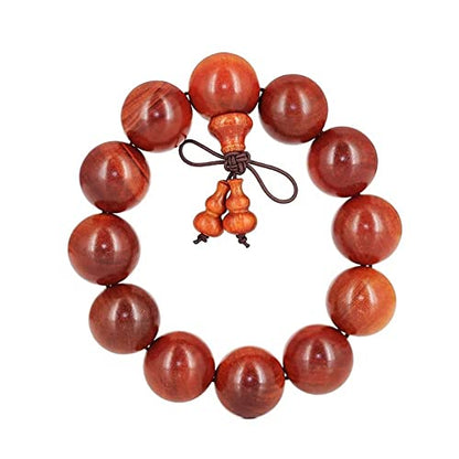 12 Prayer Beads Bracelet Wooden Sandalwood Beads Meditation Yoga Mala Buddhist Beads Tibetan Buddhism Prayer Bracelets