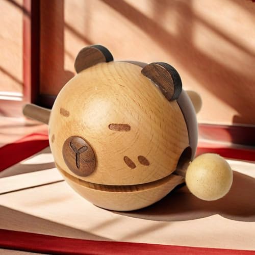 Buddhist Percussion Instrument Wooden Fish Temple Block, Zen Drum Meditation Percussion Instrument
