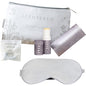Scentered Sleep Essentials Travel Sleep Gift Set - Aromatherapy Sleep Well Balm, Luxury Silk Eye Mask & Ear Plugs for Sleeping - Lavender Essential Oil Blend - Self-Care Gifts for Women - size: Eye Mask, Travel Balm & Ear Plugs in Travel Pouch