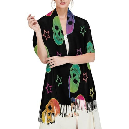 Big Oversized Long Scarves Pashmina Shawl Wrap Women gifts - color: Picture (657)