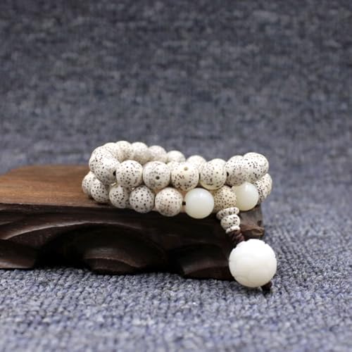 Natural Star Moon Bodhi Bracelet for Women Men Double-loop Winding Star Moon Bead Bracelet Meditatioon Healing Anxiety Relief Energy Buddha Bead Bracelets Birthday Gift - color: Bodhi 27