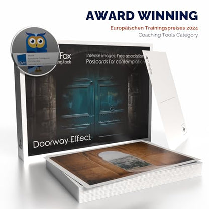 metaFox Coaching Postcards - Doorway Effect - 52 Cards to Spark Meaningful Conversations and Connections in Coaching and Therapy - color: Doorway Effect