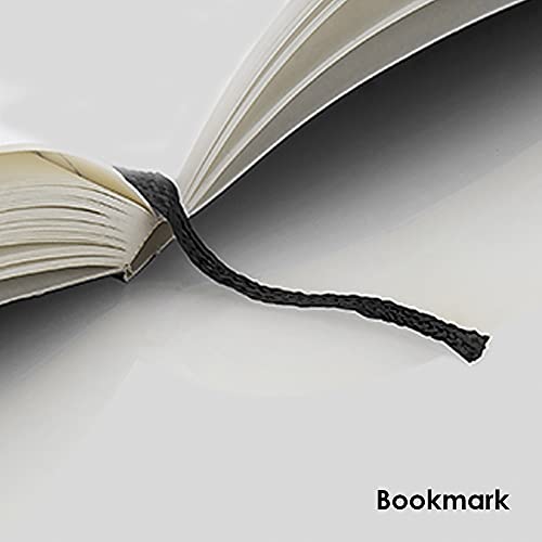 myPAPERCLIP Limited Edition A5 Plain Notebook | 192 Pages, 100 GSM, Soft Cover, A5 (5.83 × 8.27 in) | Flat Lay | Bookmark & Elastic Closure | Aubergine - color: Aubergine, style: Plain