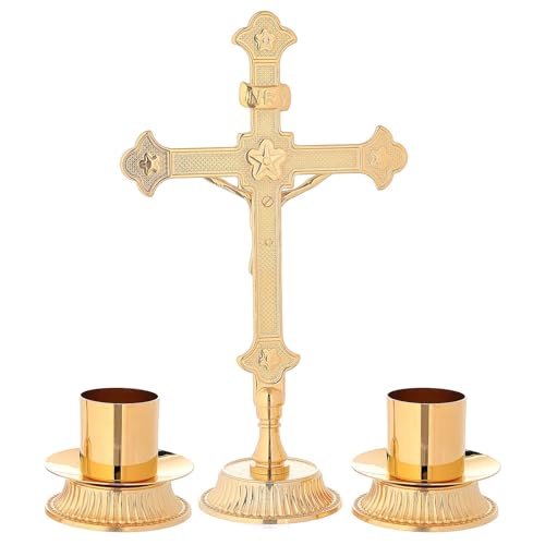 Holyart Altar Set in Gold Plated Brass