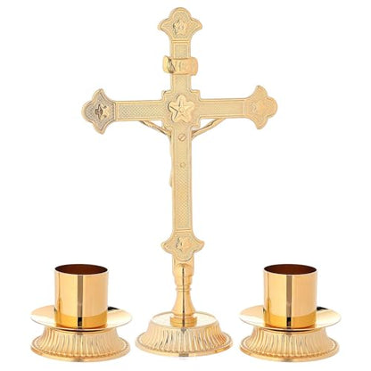 Holyart Altar Set in Gold Plated Brass