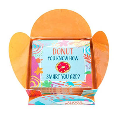 Really Good Stuff Little Enlightenments - Playful Pun Cards - Set of 40 - Boxed Card Set - Gift of Positivity and Inspiration - Social-Emotional Learning - Mental Health - style: Playful Pun Cards