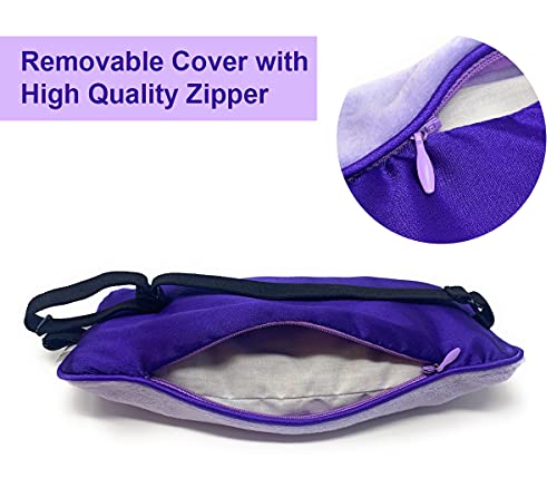 Weighted Eye Mask for Sleeping - Lavender Eye Pillow for Yoga, Meditation, Relaxation Headache, Migraine, Sinus Pain Relief