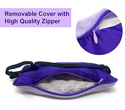 Weighted Eye Mask for Sleeping - Lavender Eye Pillow for Yoga, Meditation, Relaxation Headache, Migraine, Sinus Pain Relief