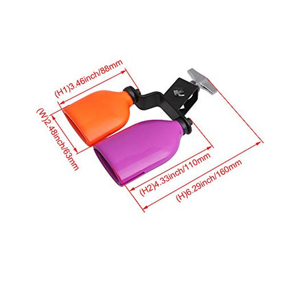 Lovermusic Plastic 10mm Diameter Musical Percussion Block Drum Set Block Drum Musical Instrument Kit