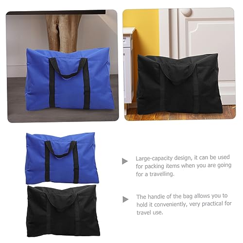 Homoyoyo 2pcs Capacity Oxford Cloth Storage Bags Moving Bags for Travel Home Organization