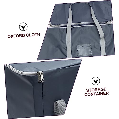1Pc Extra Oxford Cloth Moving Storage Bag Durable Zippered Bedding Pouch for Clothes and Quilts for Packing and Organizing Essentials