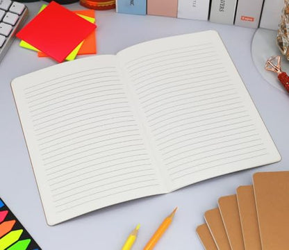 16 Pack Kraft Notebooks, 60 Pages Notebook, 8.3x5.5 Inch, A5 Notebooks for Work, Travel, Business, School & More - College Ruled Notebook - Softcover Journals for Women & Men - Lined Note Books - style: 16pack Lines pages