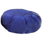 Taraluna - Fair Trade, Organic & Green Gifts Zen Zafu Sitting or Meditation Cushion with Silk Brocade Cover, Blue