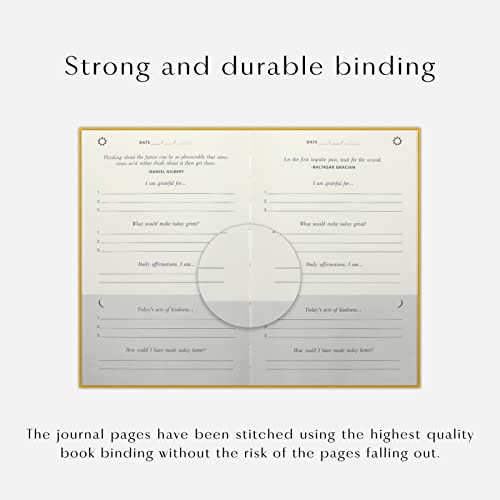 The Gratitude Journal : More Happiness, Positivity, Affirmation, Productivity, Mindfulness & Self Care - A Simple Undated Hardcover Daily Guide Planner for Women & Men (Sunshine Yellow) - color: Sunshine Yellow