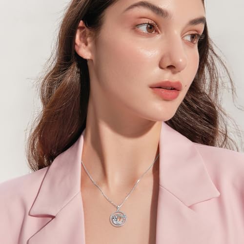 Animal Necklace 925 Sterling Silver Pendant Jewelry Gift for Women Animal Lover - style: Sloth01