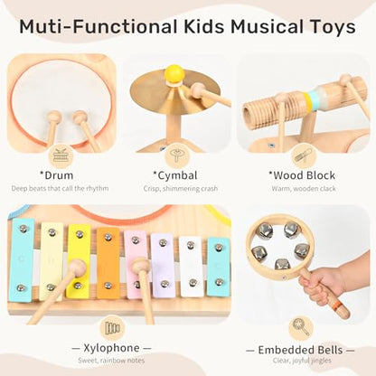 Building Table & Morandi Drum Rhythmic Bundle