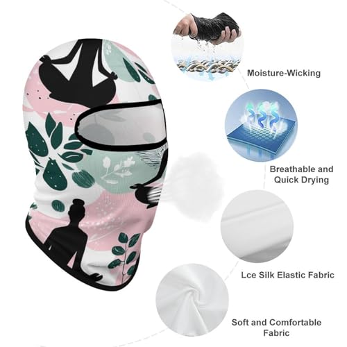 Meditation Yoga Nature Balaclava Face Mask Ski Windproof Hood Outdoor Sports Cycling Long Neck Cover