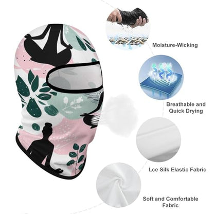 Meditation Yoga Nature Balaclava Face Mask Ski Windproof Hood Outdoor Sports Cycling Long Neck Cover