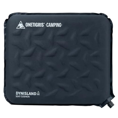 ONETIGRIS Inflatable Seat Cushion - Lightweight & Waterproof Inflatable Camping Seat Cushion Travel Cushion Stadium Seat Office Chair Car Pad