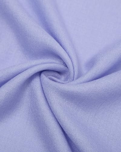 KVSS Women's Fine Knit Shawl, 55% Cashmere 45% Mulberry Silk, X Gauge 120/2NM Yarn Lightweight Spring Summer Wrap Scarf - color: Forget-me-not