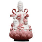 LQX Sculpture Tabletop Sculpture Sculpture Buddha Statue Buddha Sitting Meditation Statue Sculpture Decoration Painted Statue Feng Shui Ornament Praying Buddha Statue