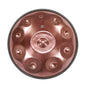Handpan Steel Drum Instrument 440Hz 10 Notes in D Minor 22inches Handmade, Percussion Instrument - color: Amber Gold, size: 440Hz