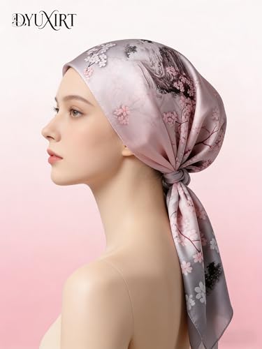 100% Mulberry Silk Oversized Women’s Sun-Shielding Shawl Formal Evening Neckwear Featherlight Airy - color: N26-purple Haze Shawl（69" X 21"inch）