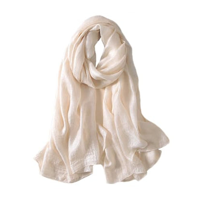Scarves for Women Lightweight Sheen Scarf Elegant Pashmina Shawls and Wraps for Evening Dresses Wedding Solid Color