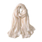 Scarves for Women Lightweight Sheen Scarf Elegant Pashmina Shawls and Wraps for Evening Dresses Wedding Solid Color