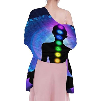 Fashion Travel Swimwear Bikini Wrap All Seasons Chiffon Scarf Beach Yarn Shawl - color: Color972