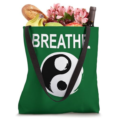 Breathe Buddha Meditation Yoga Tote Bag