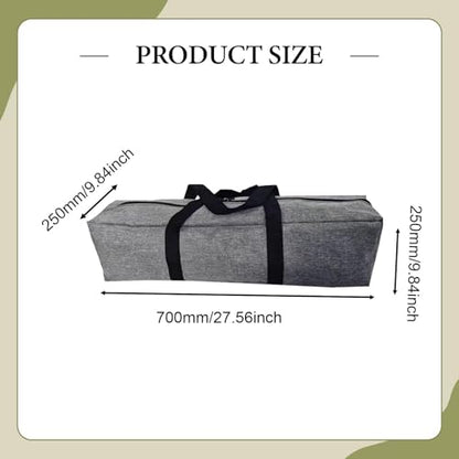 Vaveren Camping Equipment Storage Bag Duffel Water Resistant Heavy Duty Zipper Closure Tent Storage Bag for Mat Roll up Table Cushion - size: 70x25x25 cm