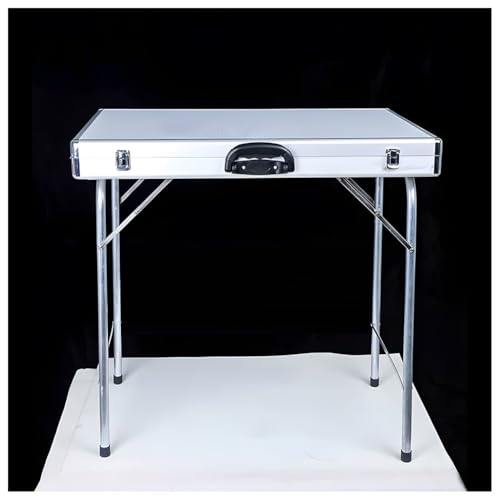 Portable Aluminum Alloy Display Case, Silver Laptop Briefcase & Organizer, Travel Storage for Tools, Household, Warehouse, Repair Shop (70x50cm-B) - size: 70x50cm-B