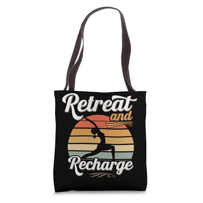 Spiritual Retreat Meditation Relaxation Yoga Practice Tote Bag