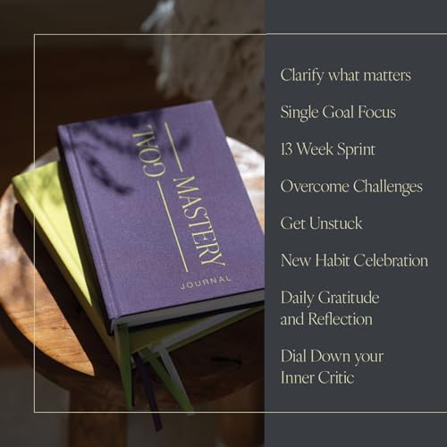 90 Days Goal Mastery Journal – A Guided Goal Planner for Habit Tracking - Goals Journal for Personal Growth, Mindfulness & Transformation with Self Care Prompts, Daily Reflection & Gratitude Practice to Achieve Your Vision - color: Champagne