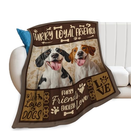 Beagle Blanket, Dog Throw Blanket, Beagles Gifts, Dogs Blankets, Beagle Stuff Fleece Flannel Plush for Women Men Boys Girls Lovers Adults Soft Bedding for Sofa Bed Office Home Decor 40"X50" - color: Beagle, size: 50"x40"