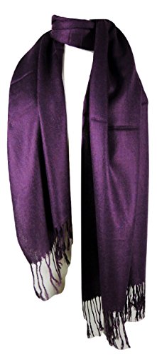 Tapp Collections™ Premium Pashmina Shawl Wrap Scarf - color: Purple