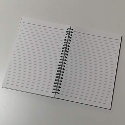 YUREE A5 Spiral Notebook Lined, 100gsm Thick Paper & Hard Kraft Cover, 60 Sheets (120 Pages), 8.35" x 5.9", Blue, 5 Pack - color: Blue Hardcover-Lined