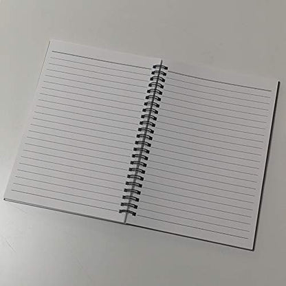 YUREE A5 Spiral Notebook Lined, 100gsm Thick Paper & Hard Kraft Cover, 60 Sheets (120 Pages), 8.35" x 5.9", Blue, 5 Pack - color: Blue Hardcover-Lined